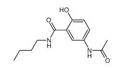 5-acetamido-N-butylsalicylamide结构式