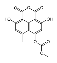 4-O-carbomethoxylamellicolic anhydride结构式