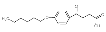 4-[4-(HEXYLOXY)PHENYL]-4-OXOBUTANOIC ACID Structure