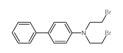 [1,1'-Biphenyl]-4-amine,N,N-bis(2-bromoethyl)- Structure