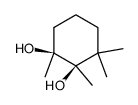 1,2,3,3-tetramethyl-cyclohexane-1r,2c-diol Structure