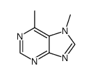 7H-Purine, 6,7-dimethyl- (9CI) structure