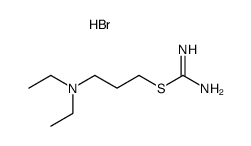 S-(3-diethylamino-propyl)-isothiourea, dihydrobromide结构式