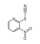 3-nitro-[2]pyridylsulfanyl cyanate Structure