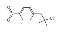 p-(2-chloro-2-methylpropyl)nitrobenzene Structure