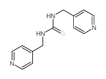 Thiourea,N,N'-bis(4-pyridinylmethyl)- Structure