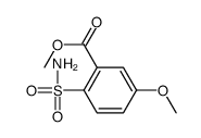 methyl 5-methoxy-2-sulfamoylbenzoate Structure