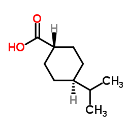 trans-4-Isopropylcyclohexanecarboxylic acid Structure