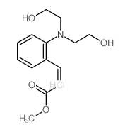 methyl (E)-3-[2-(bis(2-hydroxyethyl)amino)phenyl]prop-2-enoate Structure