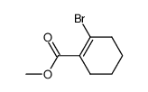 2-bromocyclohex-1-ene-1-carboxylic acid methyl ester结构式