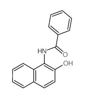 N-(2-hydroxynaphthalen-1-yl)benzamide结构式