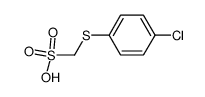 (4-chloro-phenylsulfanyl)-methanesulfonic acid Structure