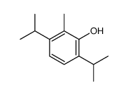 2-methyl-3,6-di(propan-2-yl)phenol结构式