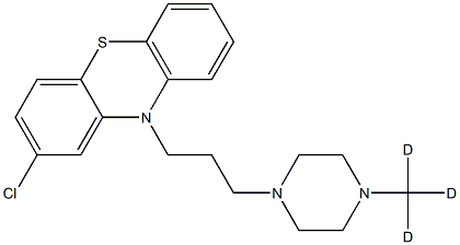 [2H3]-丙氯拉嗪二甲磺酸盐结构式