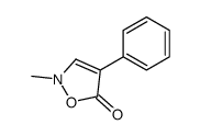 2-methyl-4-phenyl-1,2-oxazol-5-one结构式