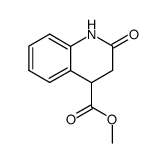2-oxo-1,2,3,4-tetrahydroquinoline-4-carboxylic acid methyl ester结构式