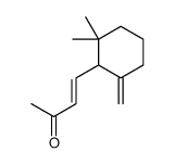 4-(2,2-二甲基-6-亚甲基环己基)-3-丁烯-2-酮结构式