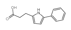 1H-Pyrrole-2-propanoicacid, 5-phenyl- Structure