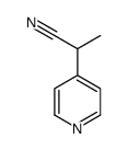 2-pyridin-4-ylpropanenitrile结构式