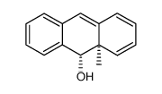 9,9a-dihydro-9a-methyl-9-anthracenol结构式