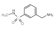3-(氨基甲基)-N-甲基苯磺酰胺结构式