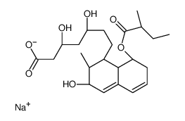3α-Hydroxy pravastatin sodium结构式