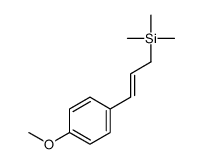 3-(4-methoxyphenyl)prop-2-enyl-trimethylsilane结构式