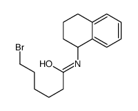 6-bromo-N-(1,2,3,4-tetrahydronaphthalen-1-yl)hexanamide Structure