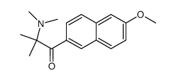 2-(dimethylamino)-1-(6-methoxynaphthalen-2-yl)-2-methylpropan-1-one Structure