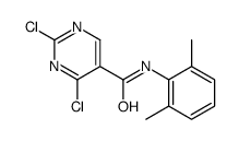 2,4-二氯-N-(2,6-二甲基苯基)嘧啶-5-羧酰胺结构式