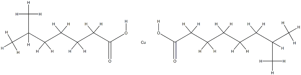 (异壬酸-O)(异辛酸-O)铜结构式