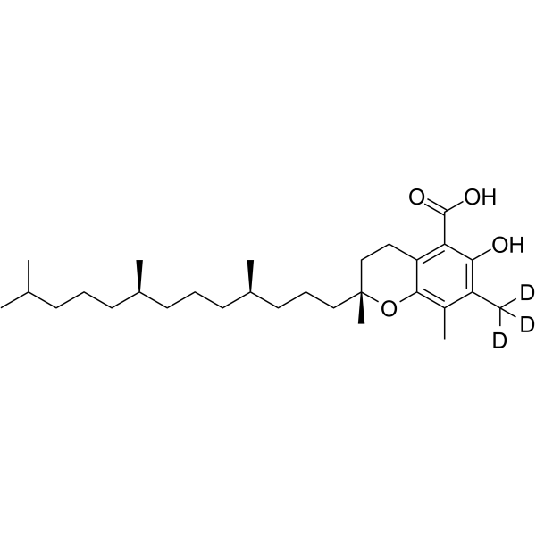 Delta-Tocopherol-5-formyl-chroman-5-carboxylic acid-d3 Structure