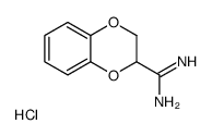2,3-DIHYDRO-1,4-BENZODIOXINE-2-CARBOXIMIDAMIDE HYDROCHLORIDE Structure