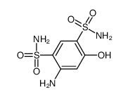 4-amino-6-hydroxybenzene-1,3-disulfonamide Structure