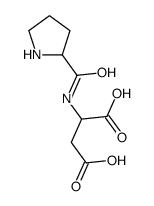 (S)-2-((S)-吡咯烷-2-甲酰胺基)琥珀酸结构式
