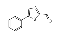 5-苯基噻唑-2-甲醛结构式