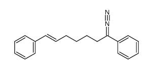 (E)-(7-diazohept-1-ene-1,7-diyl)dibenzene结构式