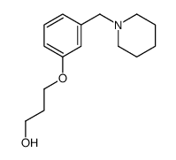 3-[3-(piperidin-1-ylmethyl)phenoxy]propan-1-ol Structure