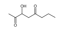 3-hydroxyoctane-2,5-dione Structure