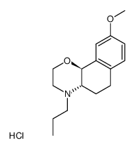 trans-N-n-propyl-9-methoxy-2,3,4a,5,6,10b-hexahydro-4H-naphth[1,2b][1,4]oxazine Structure