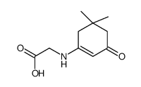 2-[(5,5-dimethyl-3-oxocyclohexen-1-yl)amino]acetic acid结构式