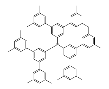 tris[3,5-bis(3,5-dimethylphenyl)phenyl]phosphane Structure