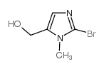 (2-BROMO-3-METHYL-3H-IMIDAZOL-4-YL)METHANOL structure