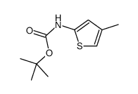 (4-甲基噻吩-2-基)氨基甲酸叔丁酯结构式