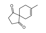 8-methylspiro[4.5]dec-8-ene-1,4-dione结构式