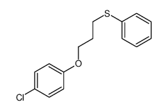 1-chloro-4-(3-phenylsulfanylpropoxy)benzene结构式