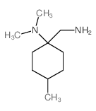 1-(aminomethyl)-N,N,4-trimethylcyclohexan-1-amine Structure