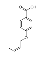 4-but-2-enoxybenzoic acid Structure