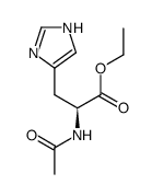 Nα-acetyl-L-histidine ethyl ester Structure