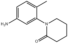 1-(5-amino-2-methylphenyl)piperidin-2-one结构式